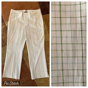 Plaid Dockers Stretch Capris